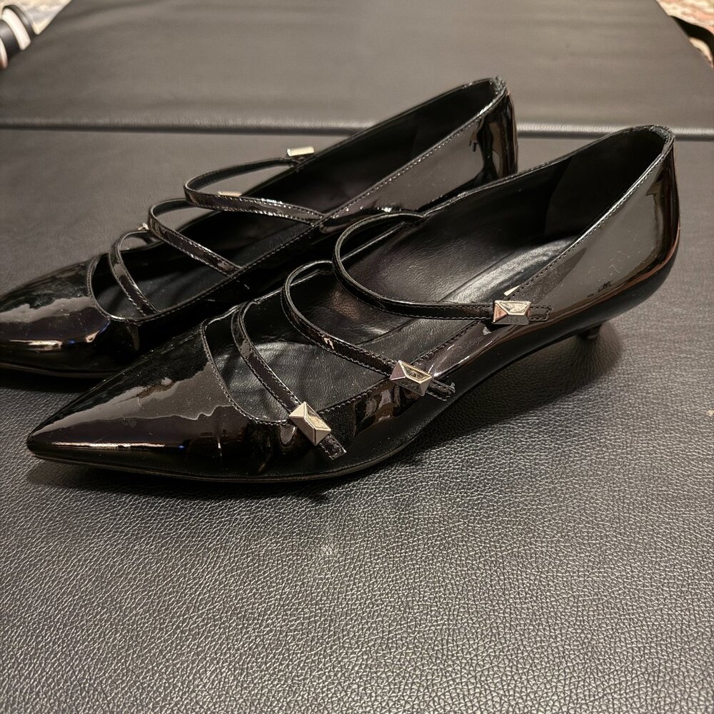 Max Mara Atelier Black Patent Leather Heels - Women’s Size 39 EU